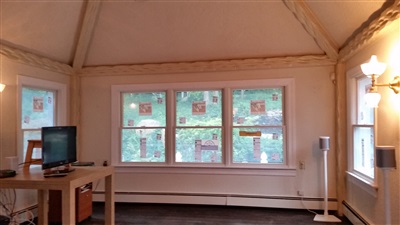 view of new windows from inside home
